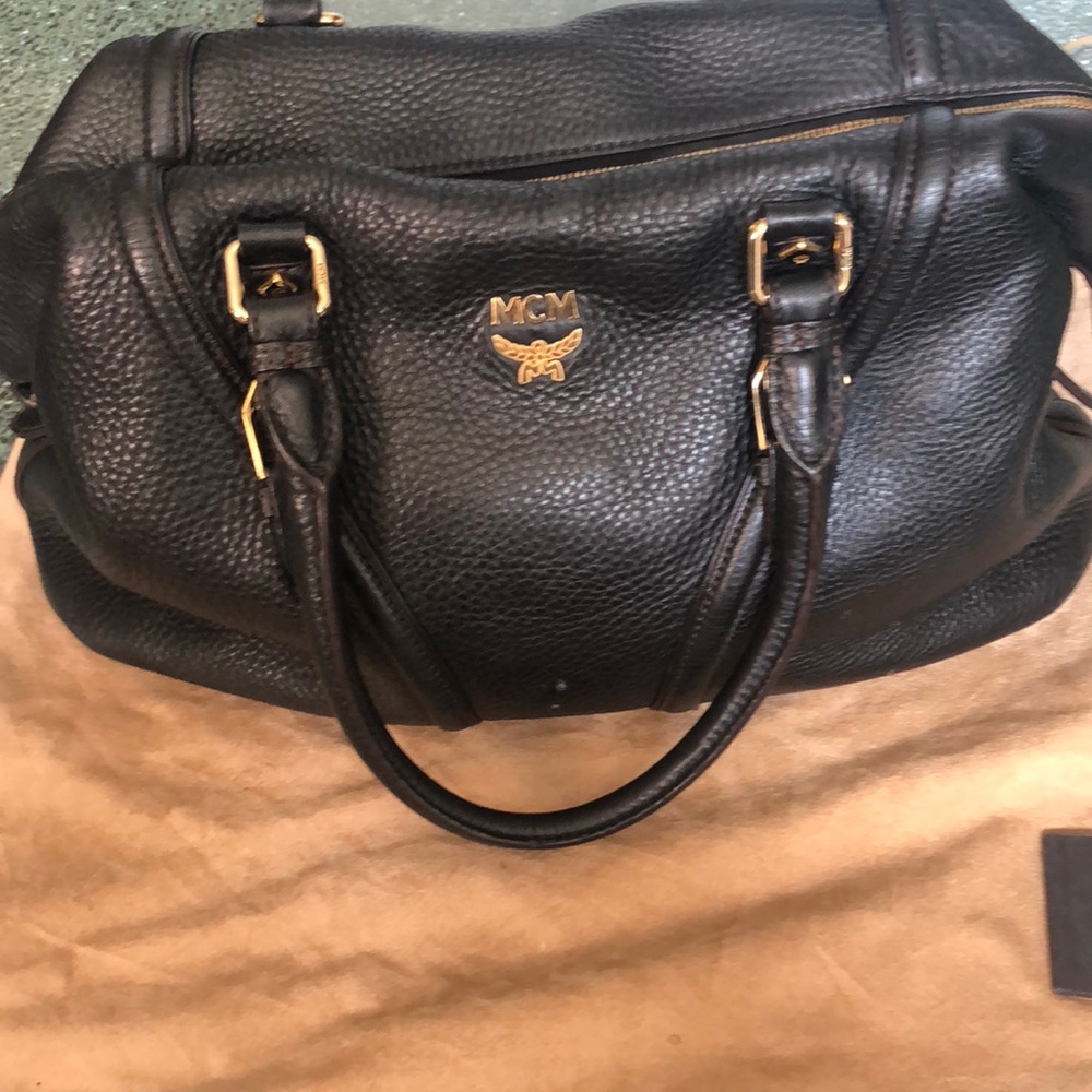 MCM Black/Gold Doctor bag